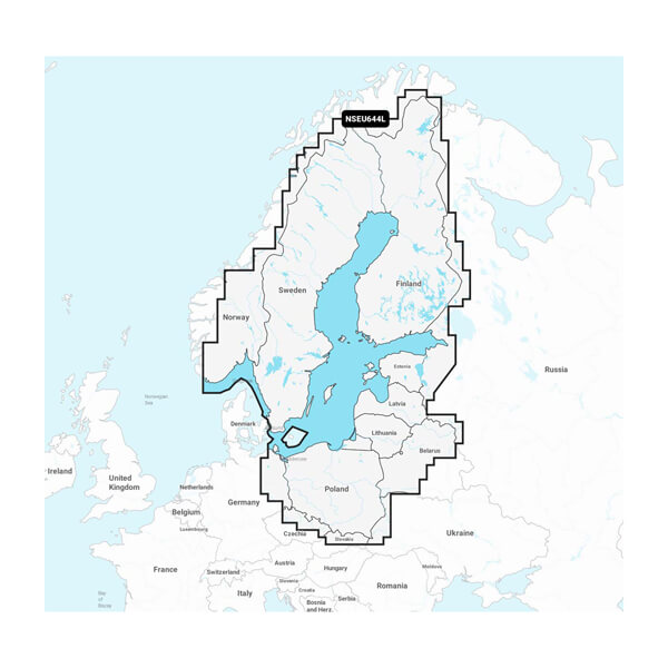 Navionics+ NSEU644L - Балтийское море