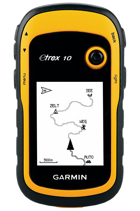 eTrex 10 - самый доступный кнопочный навигатор