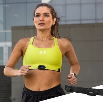 Женский монитор сердечного ритма Garmin HRM-Fit – первый нагрудный пульсометр с креплением к спортивному белью 